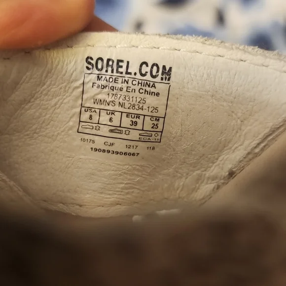 Sorel Women's Joanie II Casual Sandals - Snake and Creme - Size 8 - Picture 14 of 14